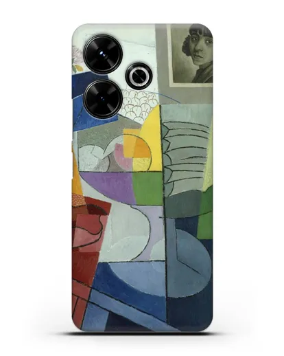 Чехол Натюрморт. Центробежное расширение цветов (Северини Джино) силиконовый для Xiaomi Poco M6