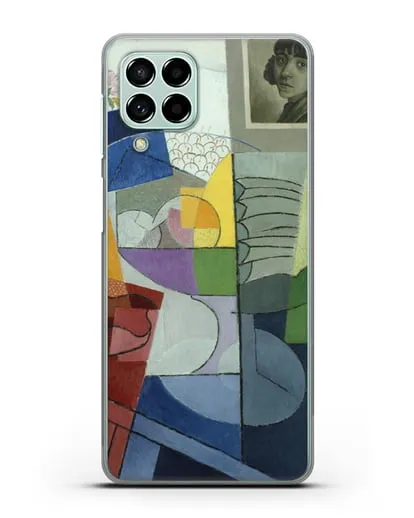 Чехол Натюрморт. Центробежное расширение цветов (Северини Джино) силиконовый для Samsung Galaxy M53 [SM-M536]