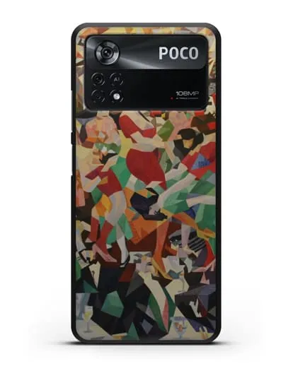 Чехол Пан Пан в Монико (Северини Джино) силиконовый для Xiaomi Poco X4 Pro