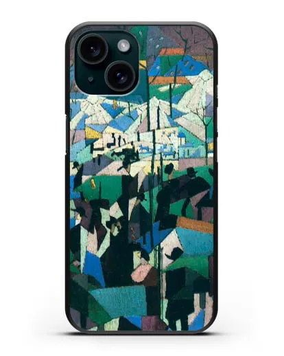 Чехол Бульвар (Северини Джино) силиконовый для iPhone 15