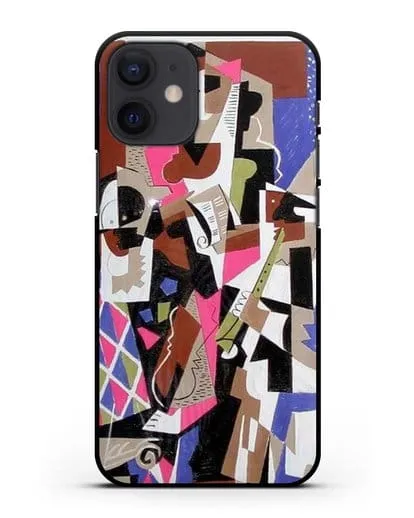 Чехол Музыканты (Северини Джино) силиконовый для iPhone 12 mini