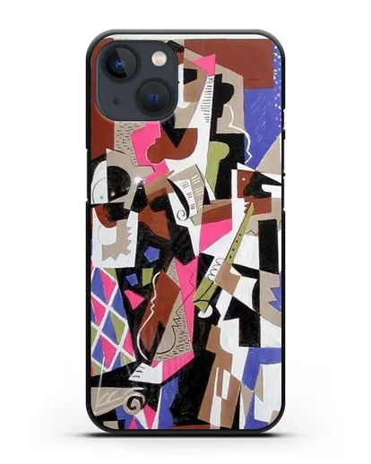 Чехол Музыканты (Северини Джино) силиконовый для iPhone 13