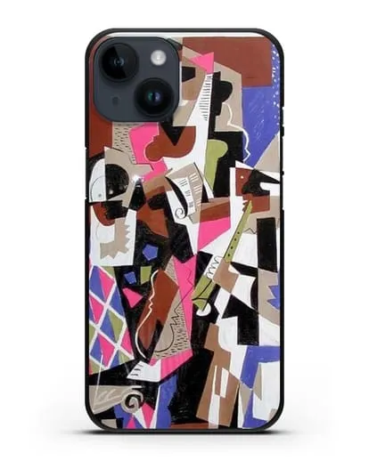 Чехол Музыканты (Северини Джино) силиконовый для iPhone 14
