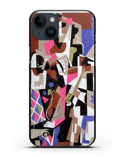 Чехол Музыканты (Северини Джино) силиконовый для iPhone 14 Plus