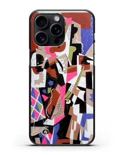 Чехол Музыканты (Северини Джино) силиконовый для iPhone 15 Pro Max