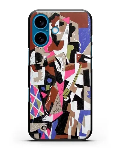 Чехол Музыканты (Северини Джино) силиконовый для iPhone 16