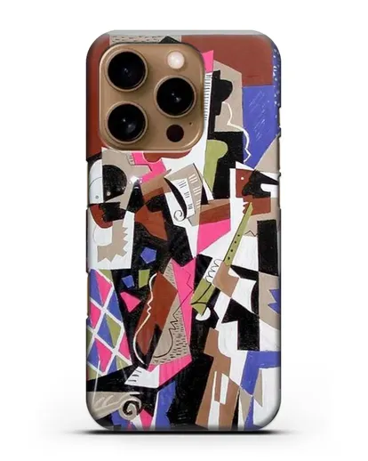 Чехол Музыканты (Северини Джино) силиконовый для iPhone 16 Pro