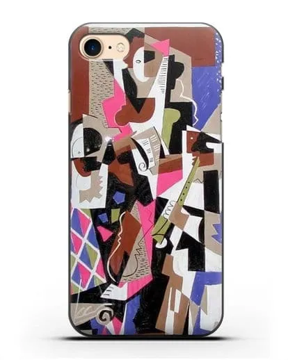 Чехол Музыканты (Северини Джино) силиконовый для iPhone 8