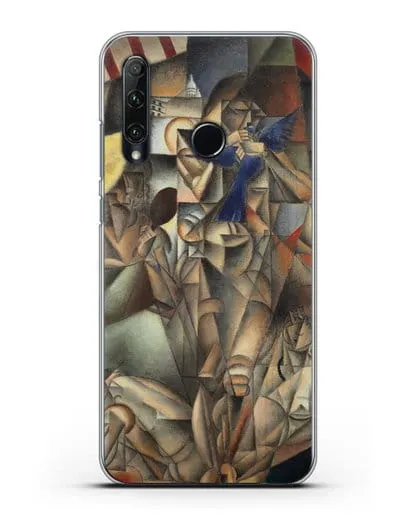 Чехол Синяя Птица (Метценже Жан) силиконовый для Honor 20e