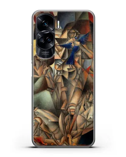 Чехол Синяя Птица (Метценже Жан) силиконовый для Honor 90 Lite