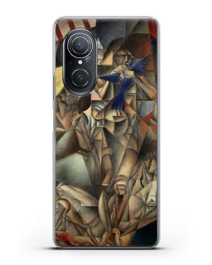 Чехол Синяя Птица (Метценже Жан) силиконовый для Huawei Nova 9 SE