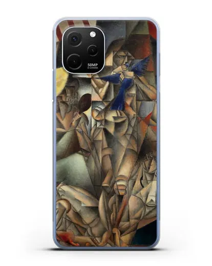 Чехол Синяя Птица (Метценже Жан) силиконовый для Huawei Nova Y61