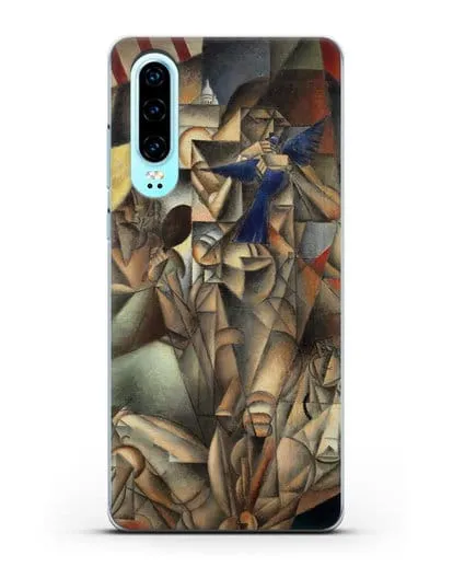 Чехол Синяя Птица (Метценже Жан) силиконовый для Huawei P30