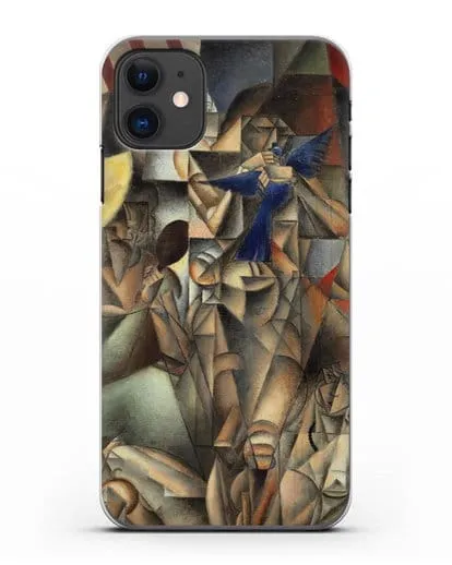 Чехол Синяя Птица (Метценже Жан) силиконовый для iPhone 11