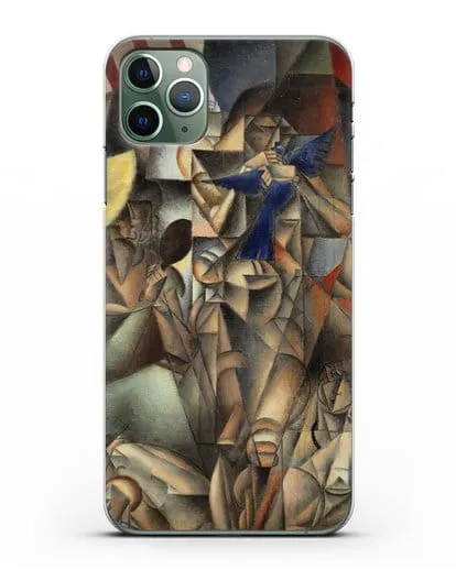 Чехол Синяя Птица (Метценже Жан) силиконовый для iPhone 11 Pro Max