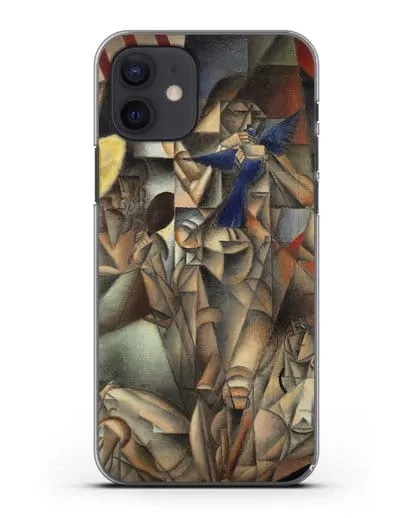 Чехол Синяя Птица (Метценже Жан) силиконовый для iPhone 12