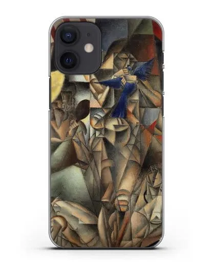 Чехол Синяя Птица (Метценже Жан) силиконовый для iPhone 12 mini