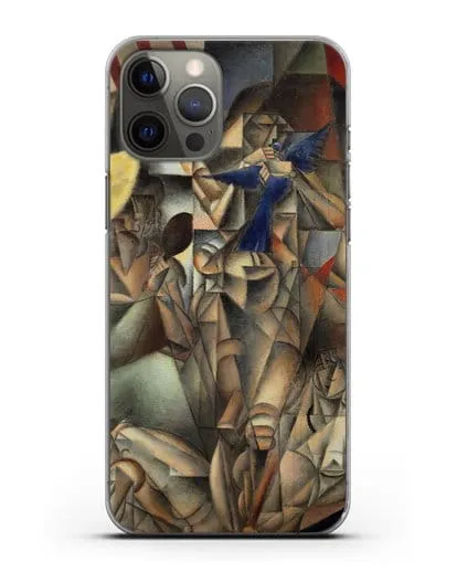 Чехол Синяя Птица (Метценже Жан) силиконовый для iPhone 12 Pro Max