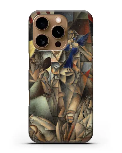 Чехол Синяя Птица (Метценже Жан) силиконовый для iPhone 16 Pro