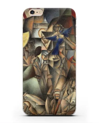 Чехол Синяя Птица (Метценже Жан) силиконовый для iPhone 6 Plus