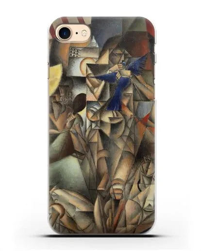 Чехол Синяя Птица (Метценже Жан) силиконовый для iPhone 7