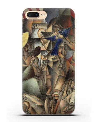 Чехол Синяя Птица (Метценже Жан) силиконовый для iPhone 7 Plus