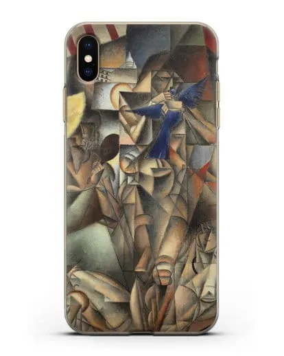 Чехол Синяя Птица (Метценже Жан) силиконовый для iPhone XS Max