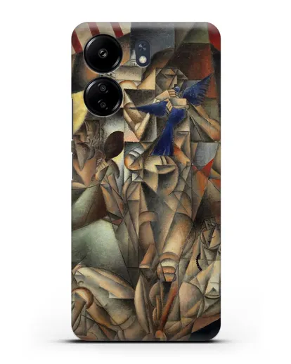 Чехол Синяя Птица (Метценже Жан) силиконовый для Xiaomi Poco C65