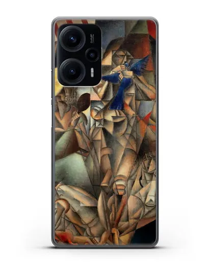 Чехол Синяя Птица (Метценже Жан) силиконовый для Xiaomi Poco F5