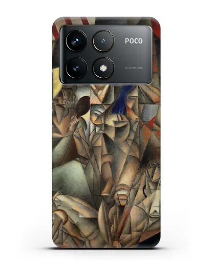 Чехол Синяя Птица (Метценже Жан) силиконовый для Xiaomi Poco F6 Pro