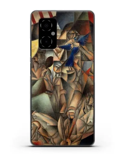 Чехол Синяя Птица (Метценже Жан) силиконовый для Xiaomi Poco M4 5G