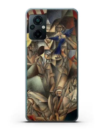 Чехол Синяя Птица (Метценже Жан) силиконовый для Xiaomi Poco M5