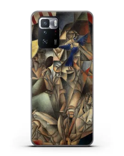 Чехол Синяя Птица (Метценже Жан) силиконовый для Xiaomi Poco X3 GT