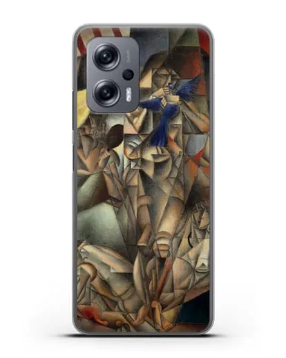 Чехол Синяя Птица (Метценже Жан) силиконовый для Xiaomi Poco X4 GT