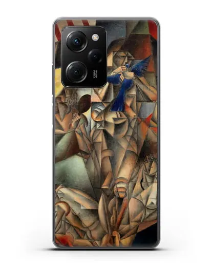 Чехол Синяя Птица (Метценже Жан) силиконовый для Xiaomi Poco X5 Pro