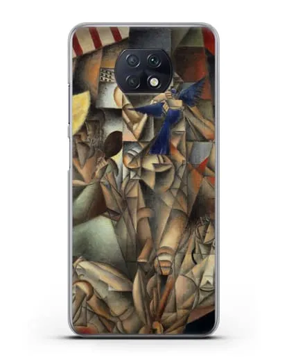 Чехол Синяя Птица (Метценже Жан) силиконовый для Xiaomi Redmi Note 9T