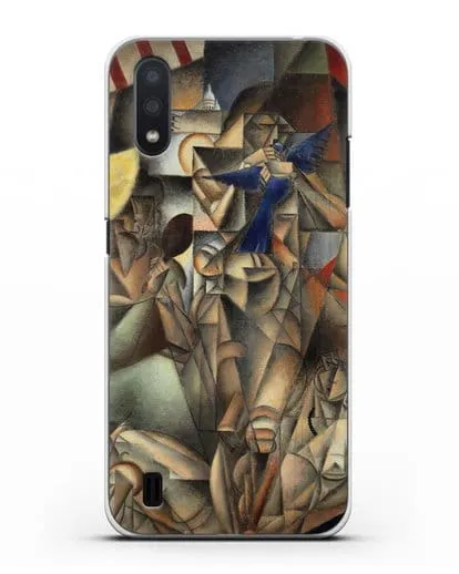 Чехол Синяя Птица (Метценже Жан) силиконовый для Samsung Galaxy A01 [SM-A015F]