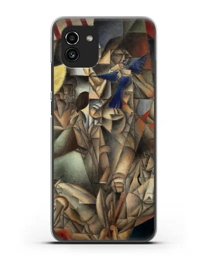 Чехол Синяя Птица (Метценже Жан) силиконовый для Samsung Galaxy A03 [SM-A035]