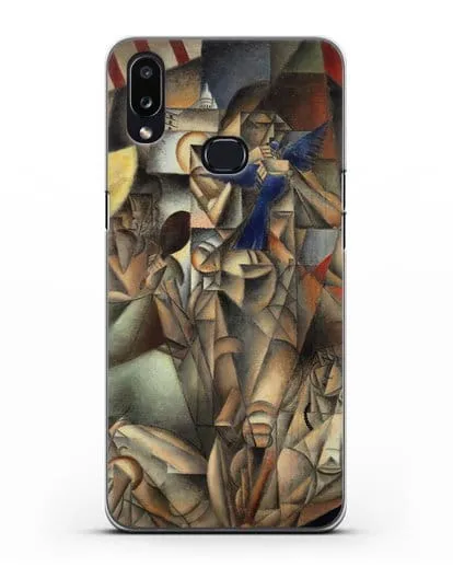 Чехол Синяя Птица (Метценже Жан) силиконовый для Samsung Galaxy A10s [SM-F107F]