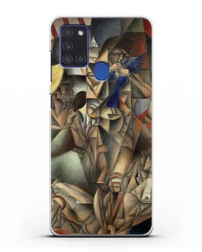 Чехол Синяя Птица (Метценже Жан) силиконовый для Samsung Galaxy A21s [SM-A217F]