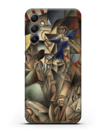 Чехол Синяя Птица (Метценже Жан) силиконовый для Samsung Galaxy A34 [SM-A346]