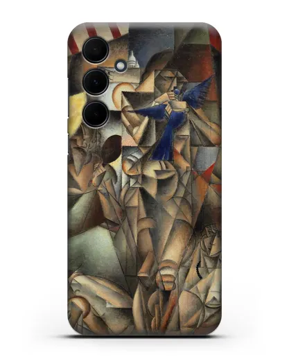 Чехол Синяя Птица (Метценже Жан) силиконовый для Samsung Galaxy A35 [SM-A356]