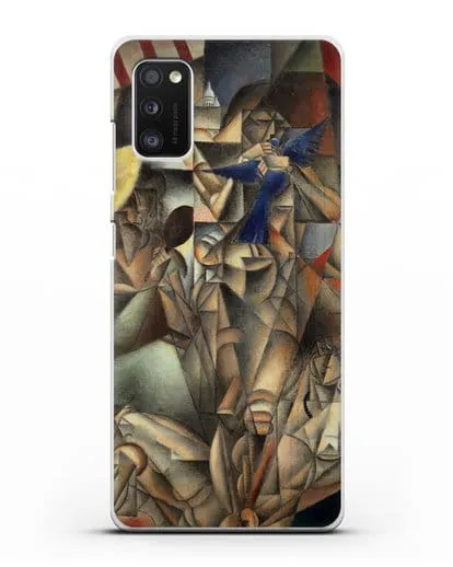 Чехол Синяя Птица (Метценже Жан) силиконовый для Samsung Galaxy A41 [SM-A415F]