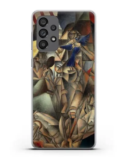 Чехол Синяя Птица (Метценже Жан) силиконовый для Samsung Galaxy A73 5G [SM-A736B]