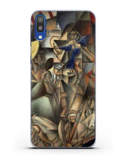 Чехол Синяя Птица (Метценже Жан) силиконовый для Samsung Galaxy M10 [SM-M105F]
