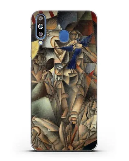 Чехол Синяя Птица (Метценже Жан) силиконовый для Samsung Galaxy M30 [SM-M305F]