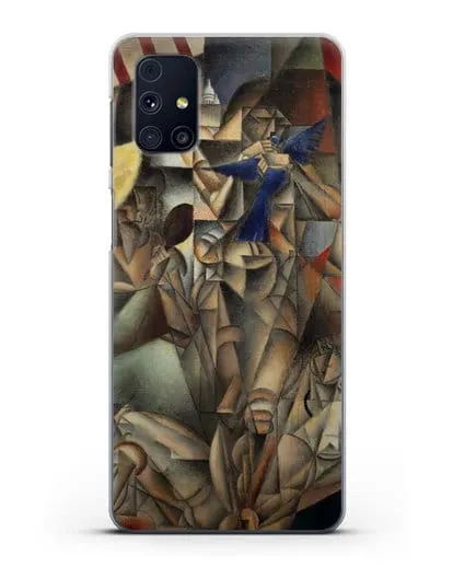 Чехол Синяя Птица (Метценже Жан) силиконовый для Samsung Galaxy M31s [SM-M317F]