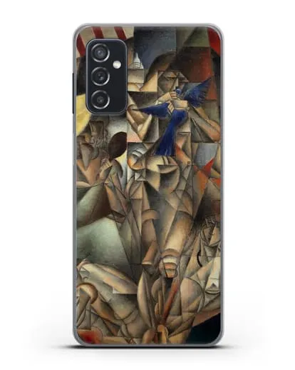 Чехол Синяя Птица (Метценже Жан) силиконовый для Samsung Galaxy M52 [M526B]