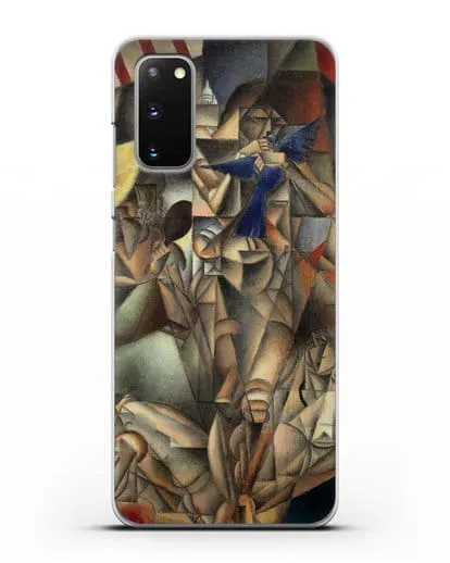 Чехол Синяя Птица (Метценже Жан) силиконовый для Samsung Galaxy S20 [SM-G980F]