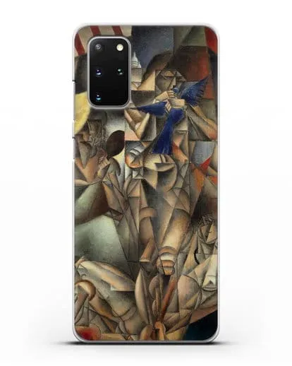 Чехол Синяя Птица (Метценже Жан) силиконовый для Samsung Galaxy S20 Plus [SM-G985F]